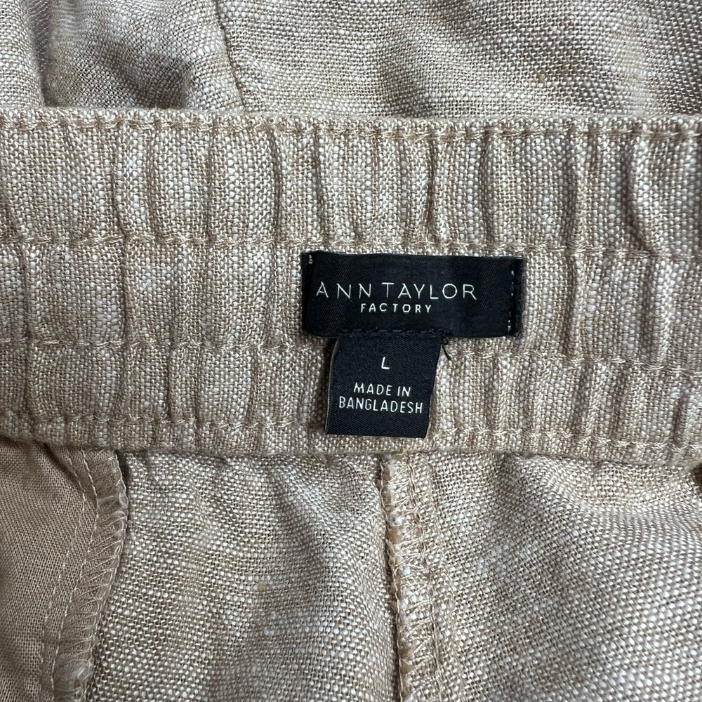 Ann Taylor Factory Brown Women's Shorts Sz L - Picture 4 of 5